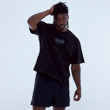 VintageWash Oversized水洗短袖 - Xenomorph