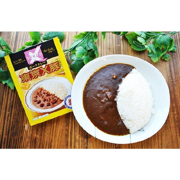 ご当地カレー　レトルトカレー 東京Ｘ豚ポークカレー 中辛（１人前 200ｇ）