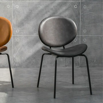 凳子 北歐創意餐桌椅子簡約皮餐椅家用輕奢軟包書桌單人靠背ins小椅子