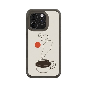 iPhone 16 Pro AirX 本質黑 - ilovedoodle (Lim Heng Swee) - Coffee Cat: 窩最溫暖