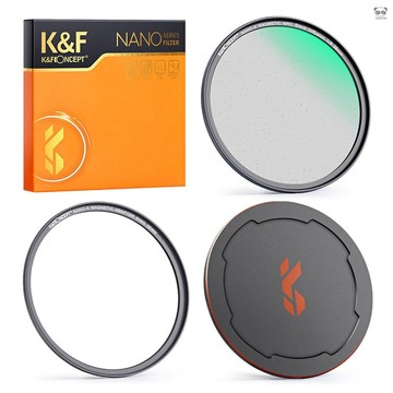 K&F CONCEPT NANO-X-1/8黑柔磁吸濾鏡 柔焦鏡 鍍高清防水防刮增透綠膜 配磁吸接環和磁吸金屬上蓋 口徑