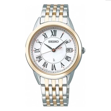 SEIKO 精工  LUKIA 經典時尚石英腕錶-女錶  (SUT396J1)33.9mm-SK008