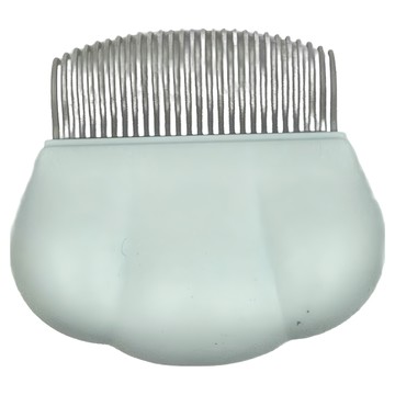 寵物夢工廠 貝殼梳毛刷 9 x 9cm  藍色  3支