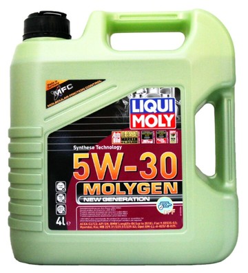 LIQUI MOLY 5W30 MOLYGEN 液態鉬 機油 4L#21225【299免運領券再享折扣】