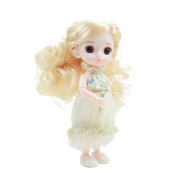 Sariel Celebrities 名人系列球體關節娃娃 05 Tia  16cm  米色 + 金色  1個