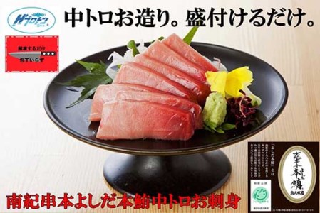 包丁いらず本鮪中トロ480g（約10人前）南紀串本よしだ