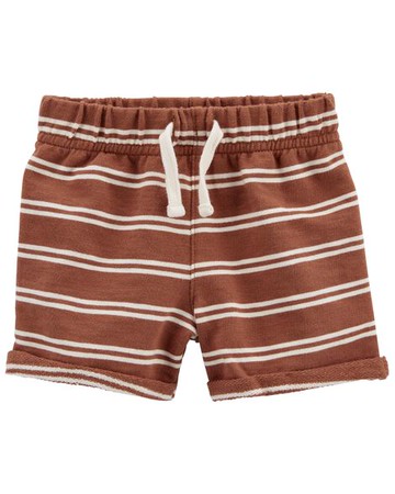 Baby Striped Pull-On Cotton Shorts
