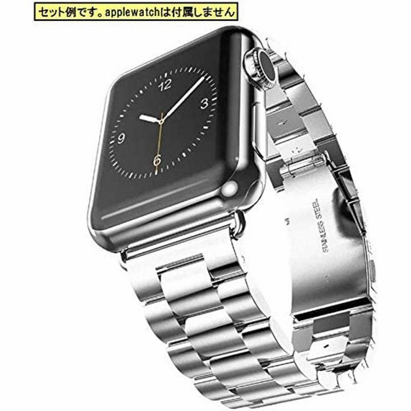 Apple Watch 42mm ステンレスバンド(シルバー) 通販 LINEポイント最大 