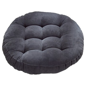 Mega 日式簡約加厚圓形坐墊  高雅灰  55 x 10cm