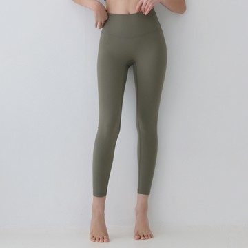 Mori girl 輕柔包覆高腰運動褲 綠