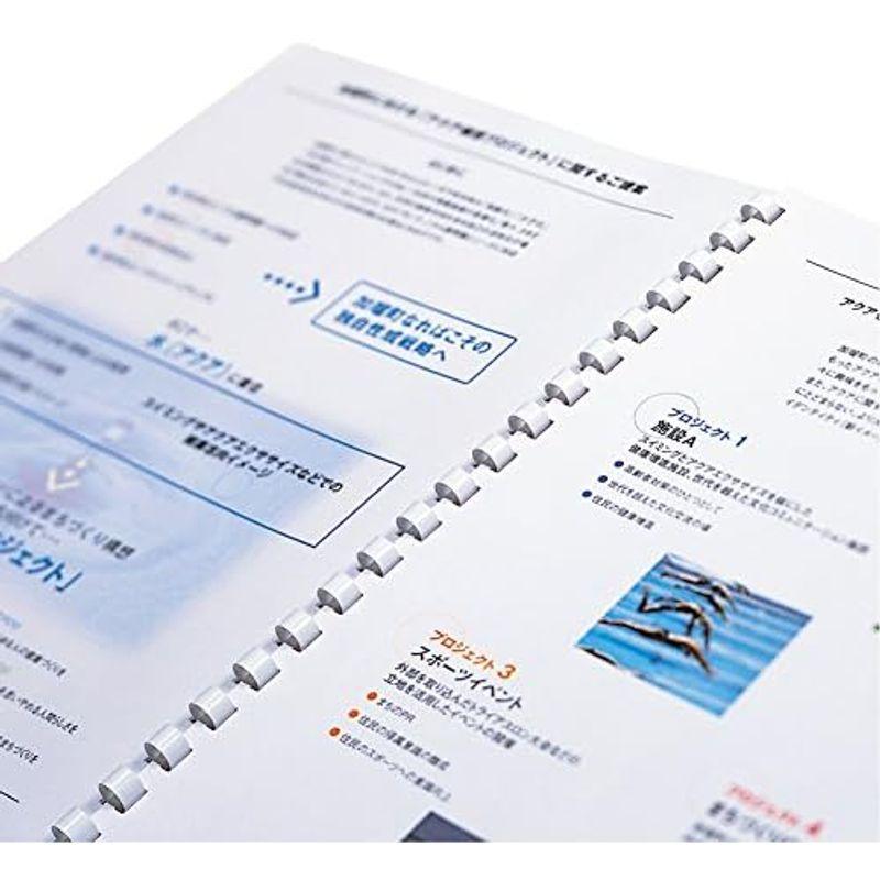 カール事務器 コームリング製本カバークリア TC-52