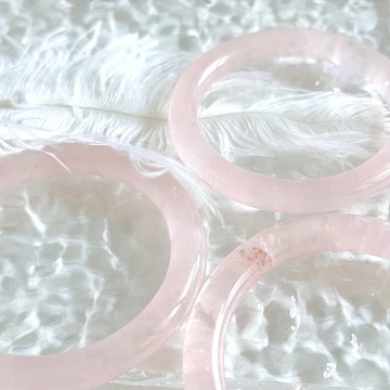 西柚粉水晶手鐲