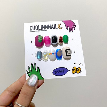 K16 Gummy Gummy-客製化手作穿戴式美甲片