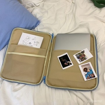 本土出貨🏆簡約高級感電腦包13.3寸蘋果m2內膽包13.6華為matebook14保護套11 YIBJ