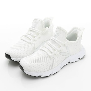 ✨Oh～馬 God！激殺5折起｜PLAYBOY 極致輕羽感 BOUNCE爆米花鞋 -白(PY2031)