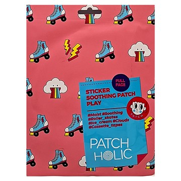 PATCHHOLIC 舒緩貼片-遊戲(全臉適用) 保濕舒緩 可愛造型  1入