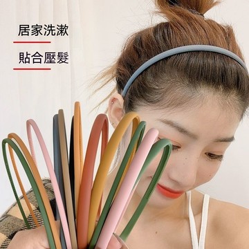 免運🎀磨砂新款髮箍洗臉髮箍女韓國簡約韓版髮卡壓髮防滑頭箍髮飾頭飾鯊魚夾 抓夾 髮夾 髮飾 頭繩