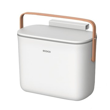 ecoco 意可可 壁掛式垃圾桶 10L  顏色隨機  29.6 x 15 x 33.5cm