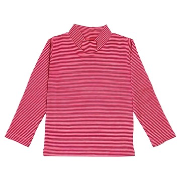 愛北鼻 立領兒童發熱衣 台灣製 粉條紋  11