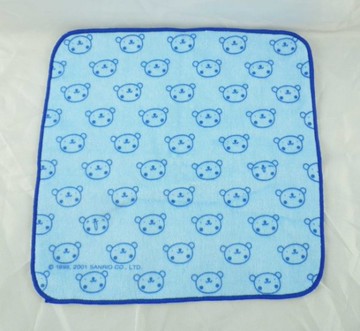 【震撼精品百貨】Sanrio_藍熊~方巾『熊頭』