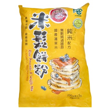 屏東農產米鬆餅粉  1包  600g