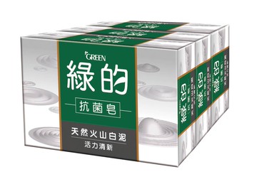 綠的抗菌皂100g*3-雙重抗菌
