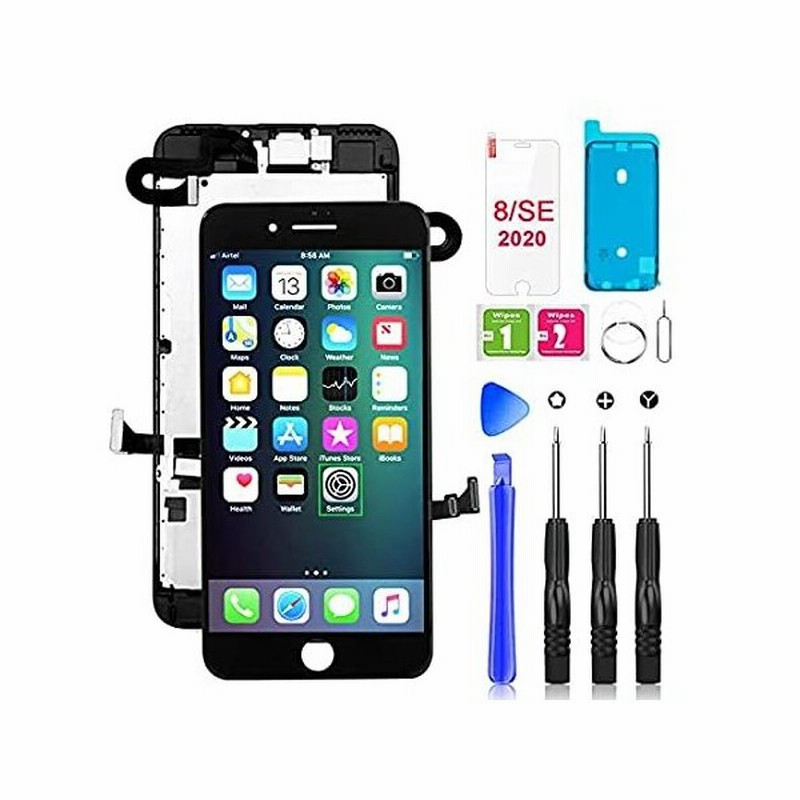 Fftopu Iphone 8スクリーン交換用lcdディスプレイ タッチスクリーンデジタイザー交換用フルアセンブリセット 3dタッチとフリーツール付き 通販 Lineポイント最大0 5 Get Lineショッピング