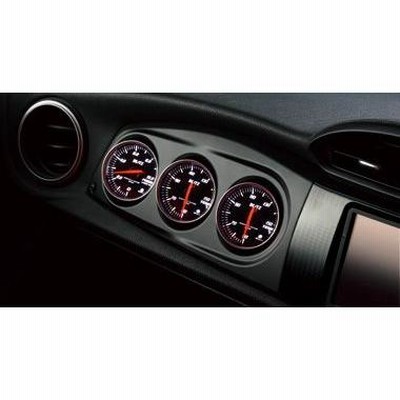 BLITZ/ブリッツ レーシングメーターパネル/ブラック Φ60 メーターセット for 86・BRZ/ZN6、ZC6 商品番号：19173