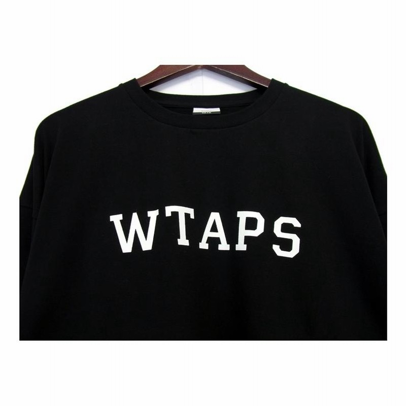 ダブルタップス WTAPS □ 23AW 【 COLLEGE LS COTTON TEE 232ATDT LTM04S 】 フロント カレッジ ロゴ  プリント コットン カットソー h0347 | LINEブランドカタログ