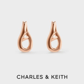 【CHARLES & KEITH】Nyra 金屬耳環｜情人節快樂｜愛藏在細節裡｜生日禮物｜快速出貨｜小CK｜官方直營