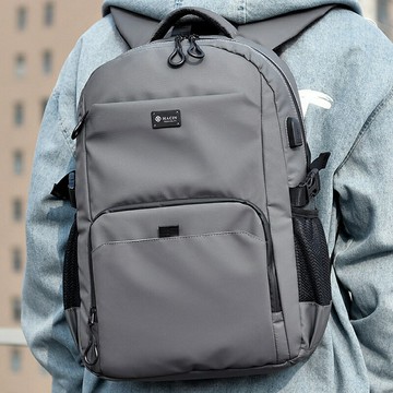 【巴黎精品】現貨+預購 男防水後背包多功能側背包雙肩包托特包大容量側背包單肩包機能包包1色-a1kg36