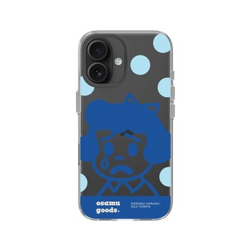 iPhone 16 Clear Case（相機按鈕） 透明 - OSAMU GOODS - 大圓點系列-Betty