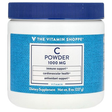 The Vitamin Shoppe, 維生素 C 營養粉，8 盎司（227 克）