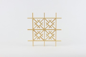 2026 新花紋 / 花窗DIY體驗包 - 木器窗花杯墊 - 賜福紋