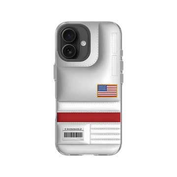iPhone 16 Clear 透明 - NASA - NASA Space Food Bag - US Flag