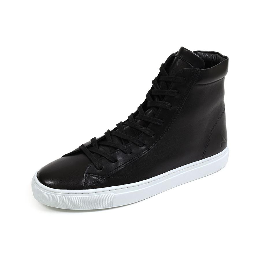 Amb ハイカットスニーカー ブラック Amb 1000 ZIP ARCHY BLACK SOLE