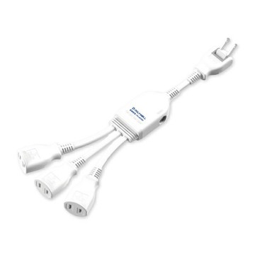 1對3座可轉向電源線組 適用 1對3電源插座 1對3插擴充插座