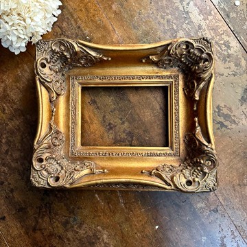 *50972-法國路易十五風格金燦洛可可立體古董框