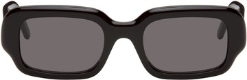 LOEWE 黑色 Rectangular Slim 太阳镜