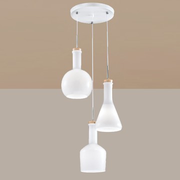 手工奶光玻璃造型吊燈 F37-21-93315