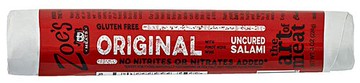 Zoe's Meats Gourmet Uncured Salami Stick Gluten Free Original 4 oz