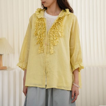 日系木耳花邊外套101294C