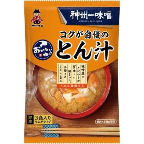 神州一 おいしいね！！ コクが自慢のとん汁 3食×12入