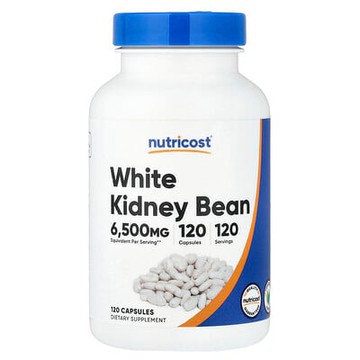 Nutricost, 白芸豆，6500 毫克，120 粒膠囊