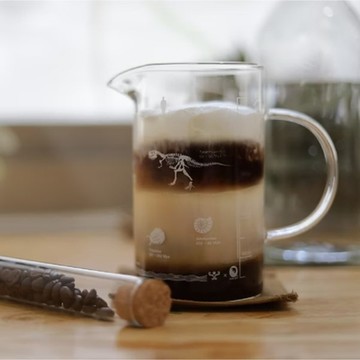 賽先生科學 化石地質年代玻璃把手高燒杯