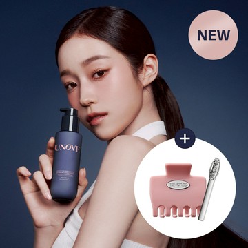 UNOVE Freeze Calming Sleek Leave-In Conditioner 150ml Set (+2 Hair Clips)