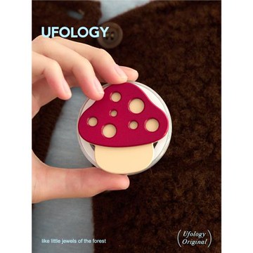 Ufology原創手機磁吸支架支持magsafe桌面便攜蘋果個性創意懶人