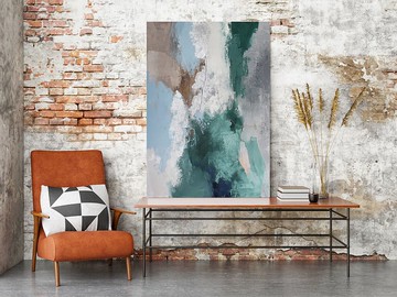 綠銀繪畫 | 綠銀抽象 | 綠色牆藝術 | 西岸