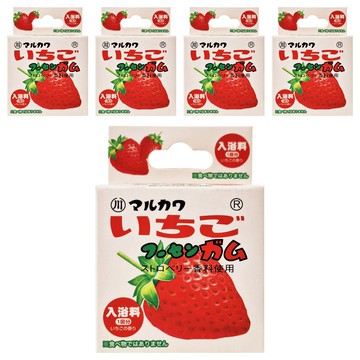 MARUKAWA 丸川 草莓香味 沐浴球 Set 泡澡用 12歲以上適用  40g  5盒