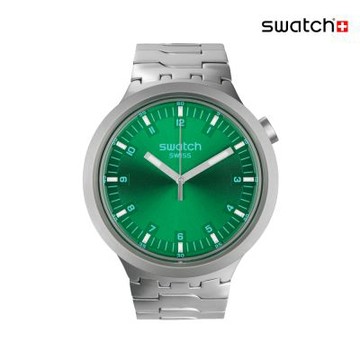 Swatch FOREST FACE 大錶面金屬手錶/男錶/女錶/瑞士製造 SB07S101G (47mm)